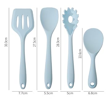 E☆シリコン製キッチンツールセット 6種 Amazon｜キッチンツール シリコン製キッチン用品セット 7点