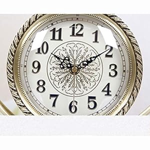 Desk clock pure copper table clock bedside pendulum clock living room mechanical desk clock bedroom desktop clock creative  urban country home decor