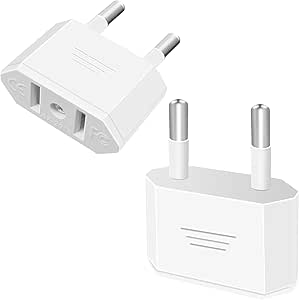 3 Adaptateurs De Voyage USA Vers Europe (France) - Prise Américaine Vers Européenne - Compatible Smartphones, Ordinateurs - 8