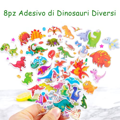 Dosolsollasol 38 Pack Sacchetti Regalo Dinosauro