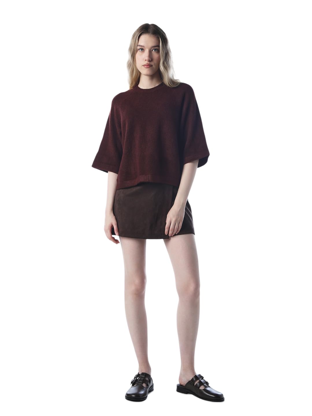 only Women's Acrylic Blend Casual Pullover Sweater-picture-45