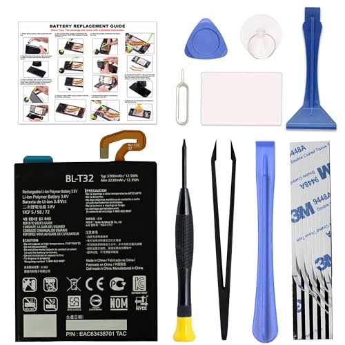 GREEN FUSION New Upgraded BL-T32 Battery Compatible with LG G6 ThinQ, Includes Instruction & Toolkit