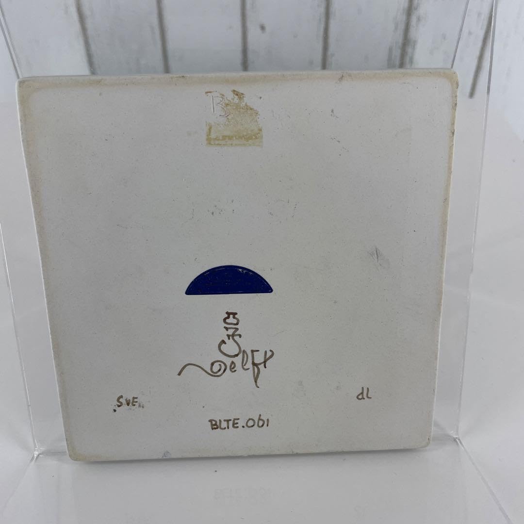 Amazon｜ビンテージ オランダ デルフト焼 タイル 鍋敷き 陶器｜鍋敷き  
