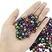 Goodlucky 800 Pcs Letter Beads Black Alphabet Beads for Jewelry Making with Colorful Letters for Kids DIY Bracelets, Necklaces, Children's Educational Toys, Handmade Gift