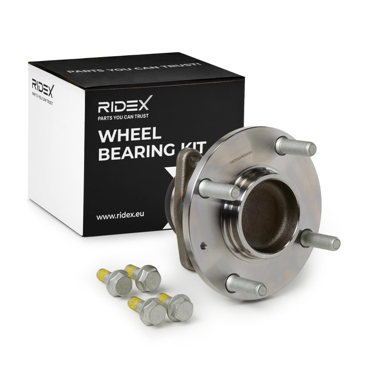 RIDEX 654W0157 Kit cuscinetto ruota Cuscinetto ruota integrato nel mozzo con bulloni/viti Compatibilità con SMART FORFOUR 454