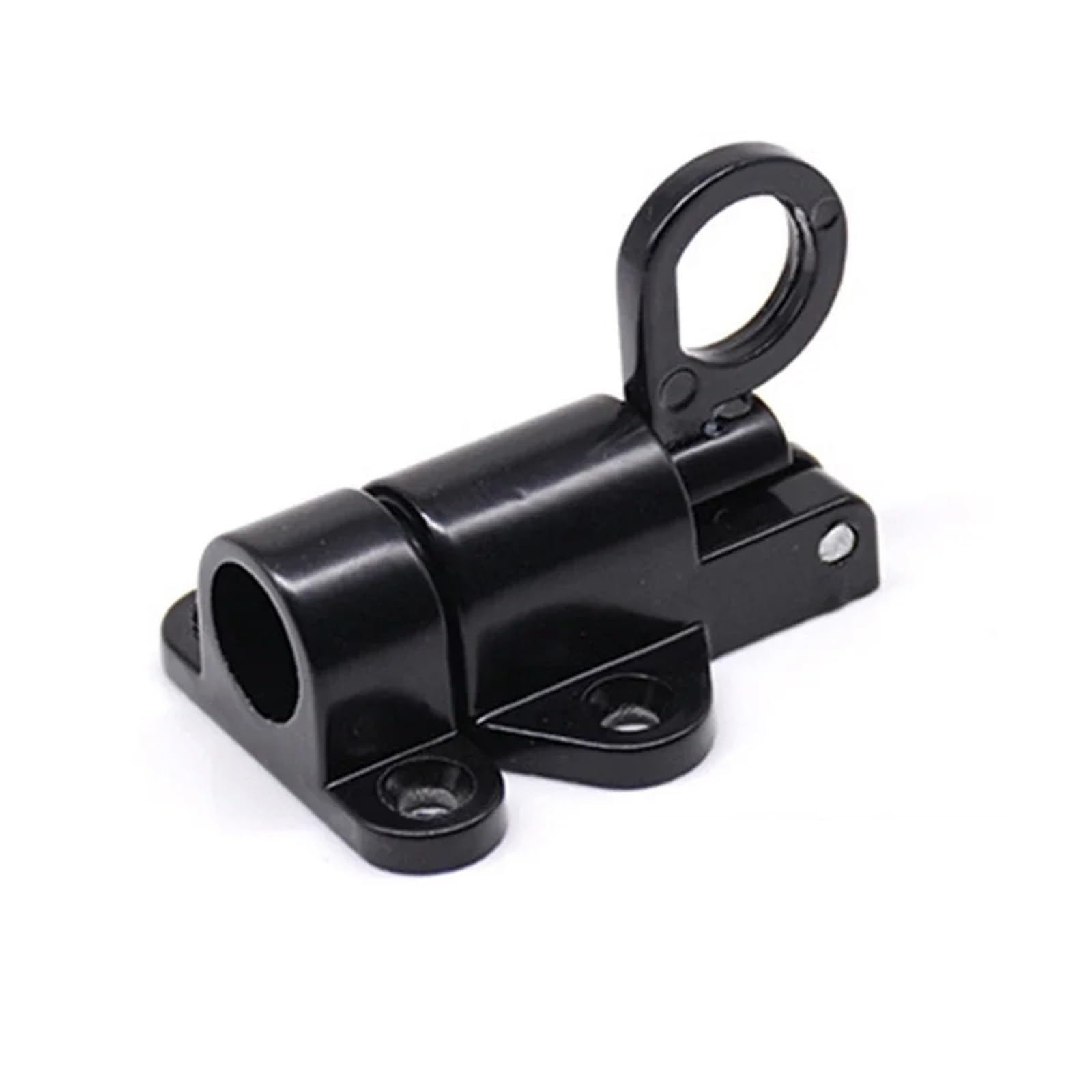 5pcs Security Automatic Gate Lock Spring Bounce Door Bolt Latch for Door(Black)