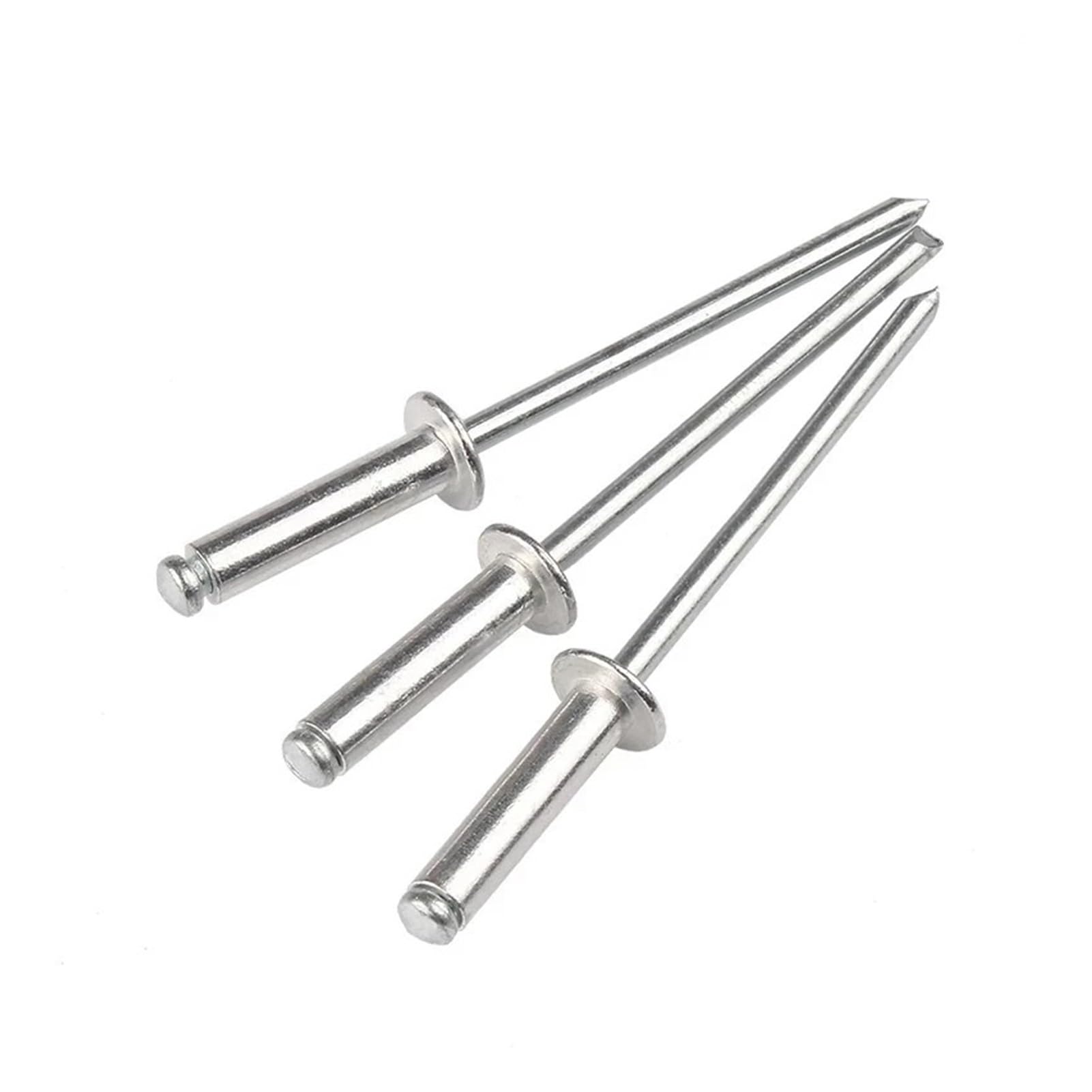 remaches ciegos, Remache ciego M2.4 .8 Remaches automáticos de aluminio 2, mm x 6 9 10 12 for uñas(M2.4x8mm 100pcs)