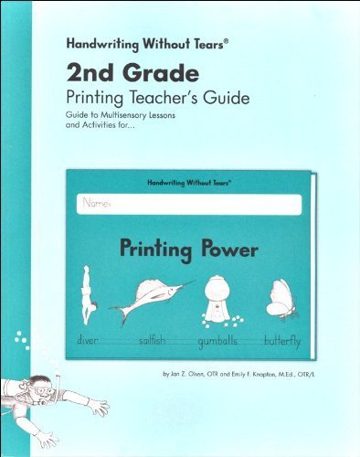 Handwriting Without Tears 2nd Grade Printing Teacher's Guide - Printing Power by Jan Olsen