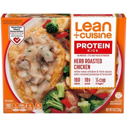 Lean Cuisine Harina de pollo a base de hierbas, 8 onzas, paquete de 12