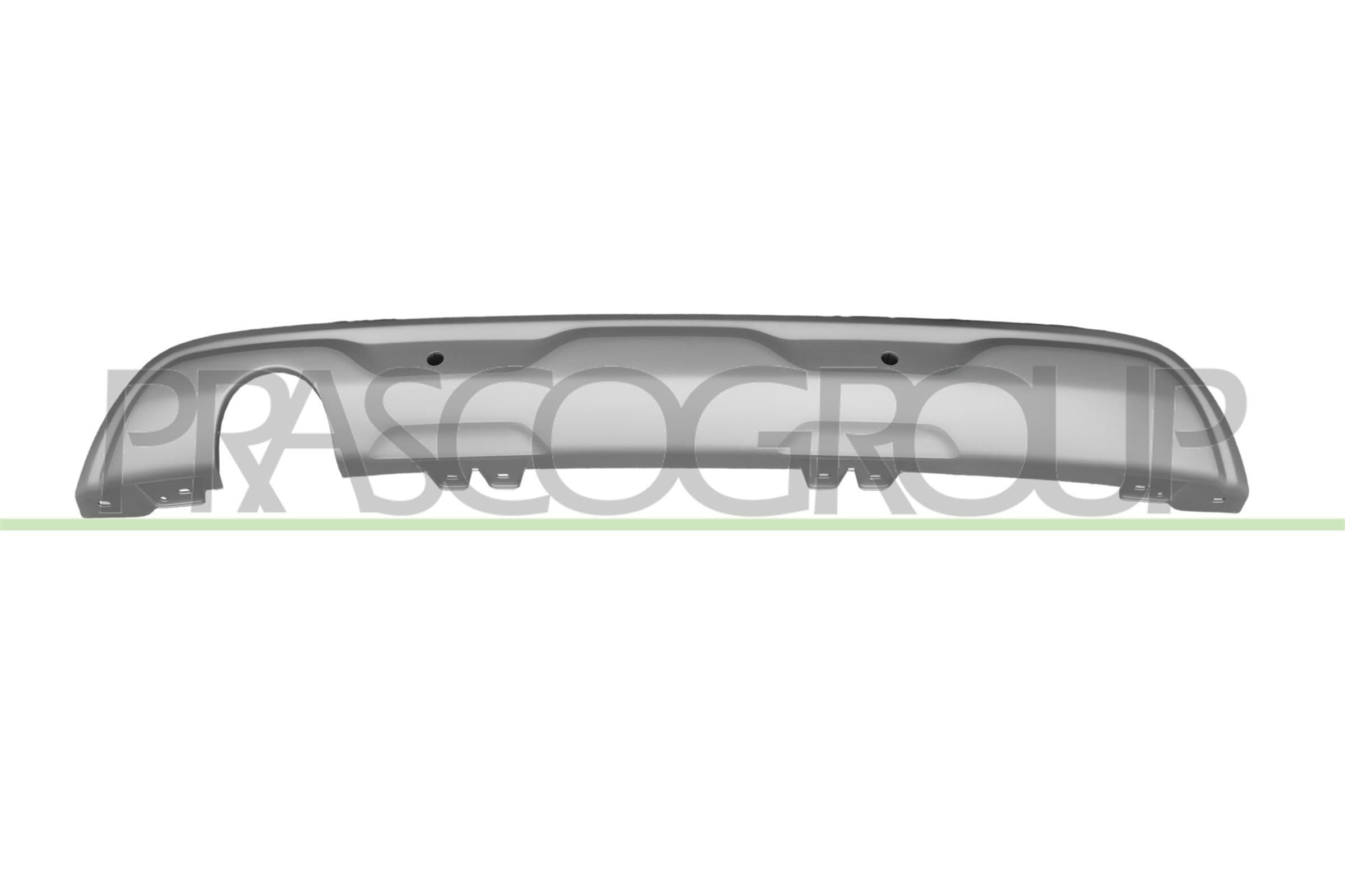 PRASCO RN7041881 Difusor trasero con soporte de sensor plata