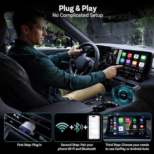 OTTOCAST Mini Nova 2-in-1 Wireless CarPlay & Android Auto Adapter - image 3