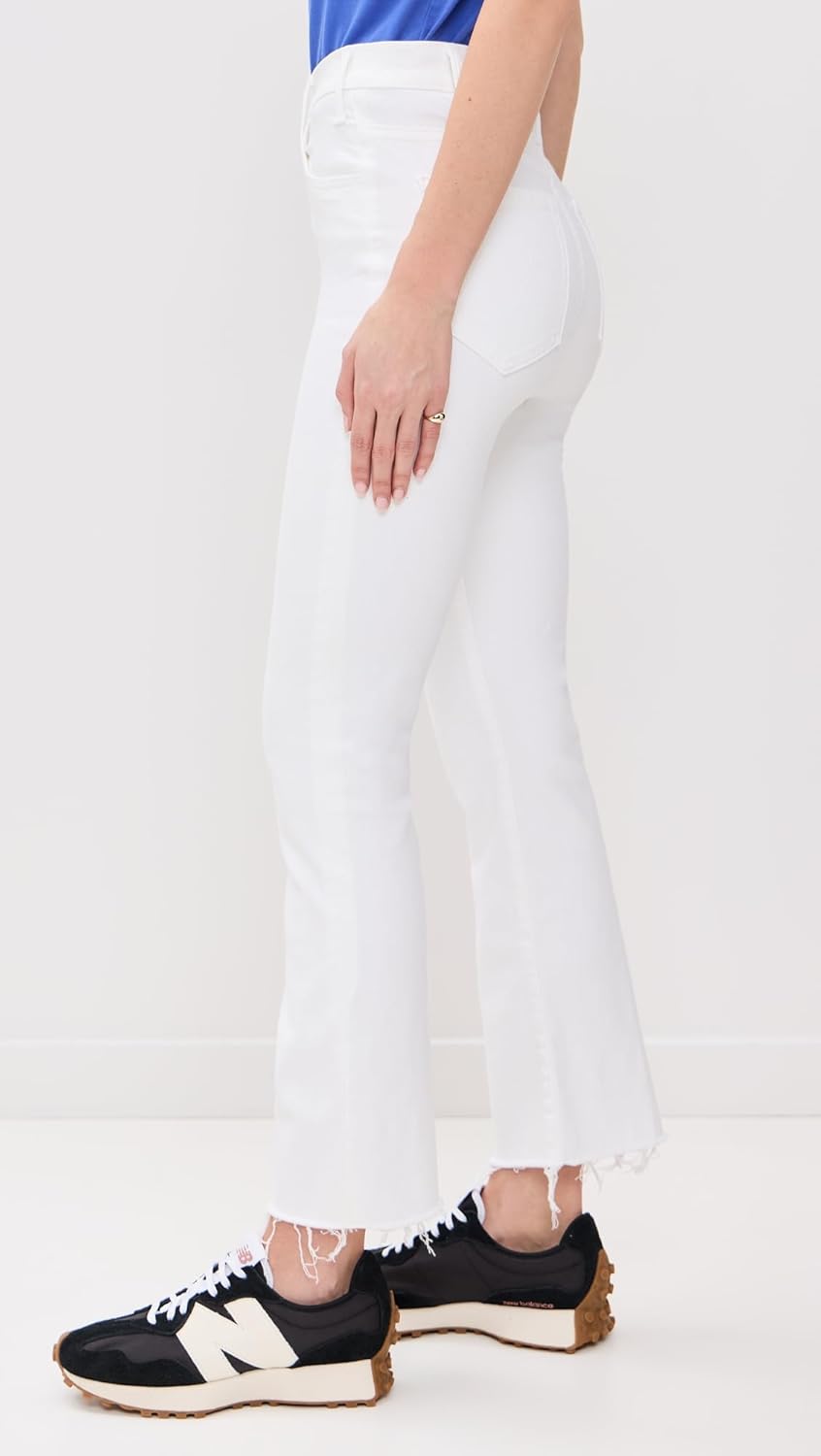 MOTHER Women's The Hustler Ankle Fray Jeans - Image 4