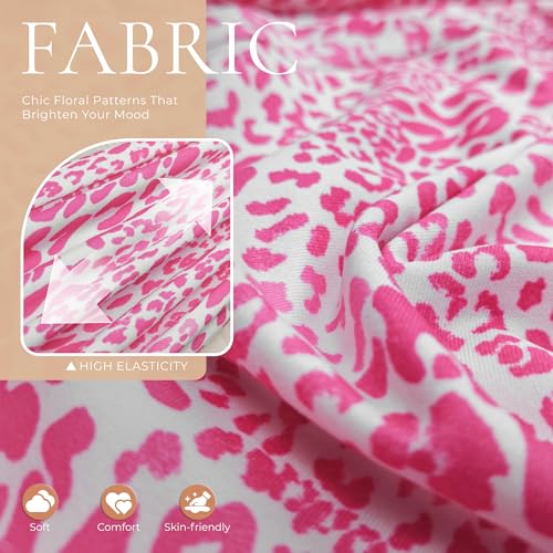 Image of LYCY Womens Pajamas Set Floral Print, Soft Pajamas for Women Shorts Set, Summer Button Down 2 piece Women Pjs