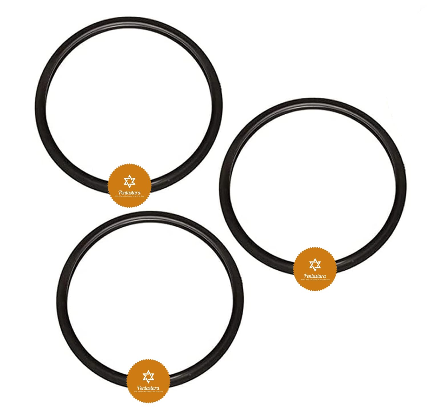 PENTASTARA®-Mixer Grinder "Jar gaskets" for-"Preethi" (Sales Package Contains Medium Size 11cm Gasket- 3 Unit's/Material-Rubber)-image-1
