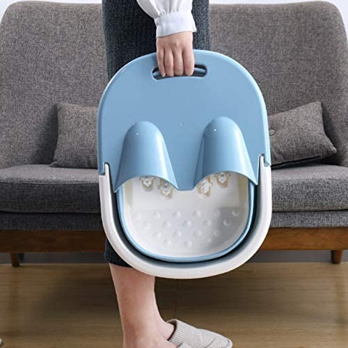Składana wanna do stóp Składane wiadro do mycia stóp Przenośna plastikowa beczka na stopy Pedicure dla dorosłych Kąpiel Pedicure Wanna do stóp Foot SPA, beczka do kąpieli stóp Present