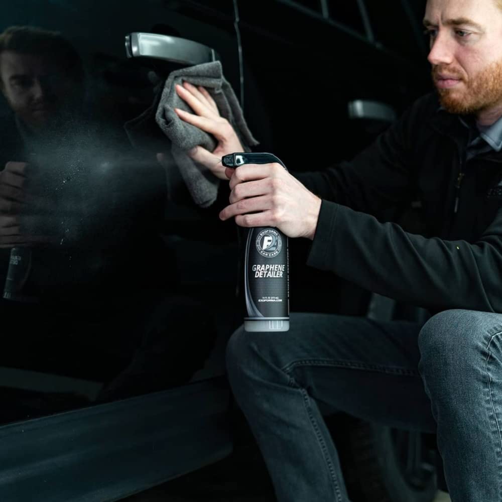 ExoForma Graphene Detailer & Sealant Spray - Ultra Shine, Gloss & Durable Long-Lasting Protection from Elements with Hydrophobic Action - For Paint, Glass, Wheels, Fiberglass & Gelcoats