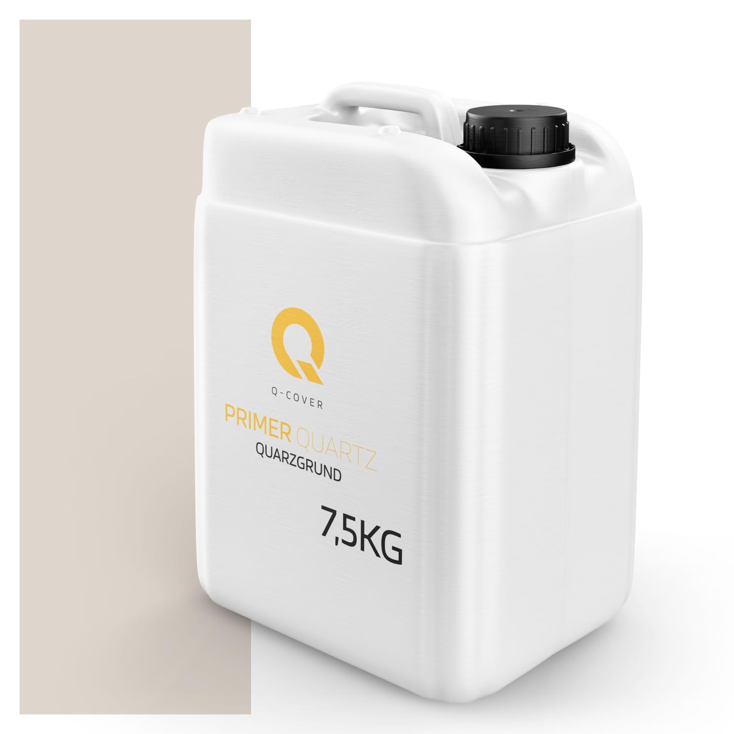 Quarzgrund für Dekorativer Putz mit Mica Hellbeige D805 7,5KG | Acrylatdispersion Grundiermittel Innen & Außen für Wände und Decken Grundierung Schutz Mosaikputz ca. 0,3-0,4 KG/m2