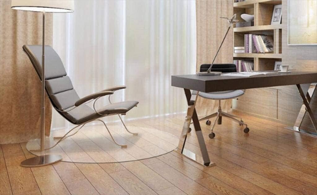 Chihen Clear Chair Mat for Hard Floors, Clear Hard Floor Use Transparent Office Home Floor Protector Mat Chairmats (Color : 1.5mm, Size : 120CM Round) : Office Products