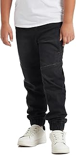 Amazon Brand - Symbol Boys Boys Slim Fit Stretchable Jogger Jeans (Elasticated Waist Band) Price In India