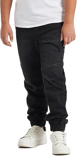 Amazon Brand - Symbol Boys Boys Slim Fit Stretchable Jogger Jeans (Elasticated Waist Band)
