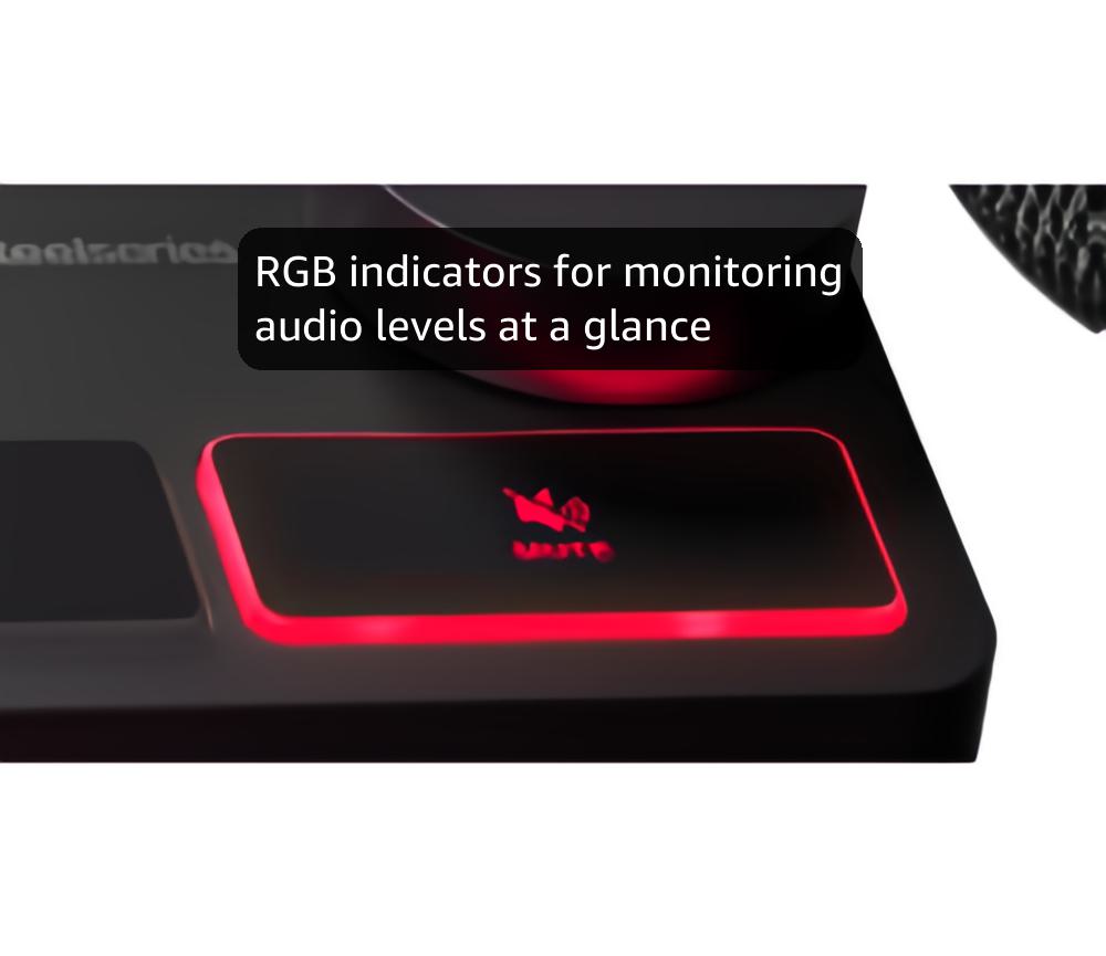 SteelSeries Alias Pro Kit — XLR Mic + Stream Mixer — 3x Bigger Capsule for Gaming, Streaming and Podcasting — USB/XLR Interface — Free Sonar Audio Software — Custom Controls — RGB — Single or Dual PC