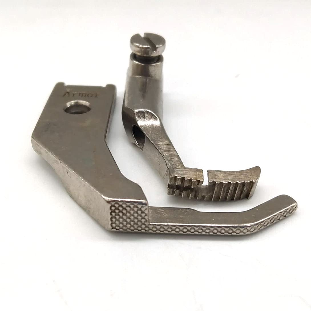 LNKA 49558C-D+49085C Industrial Walking Foot Single Toe Right Zipper Foot for PFAFF 145, 335, 545 1245 Sewing Machine
