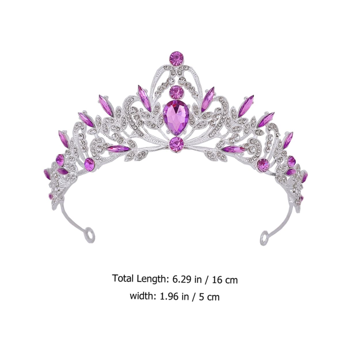Beaupretty 4 Piezas Accesorio Para El Cabello Tiara De Princesa Para Mujer Peine De Tiara De Novia Bride Tocados De Novia Para Boda Real Diamantes De Imitación Paseo Perder
