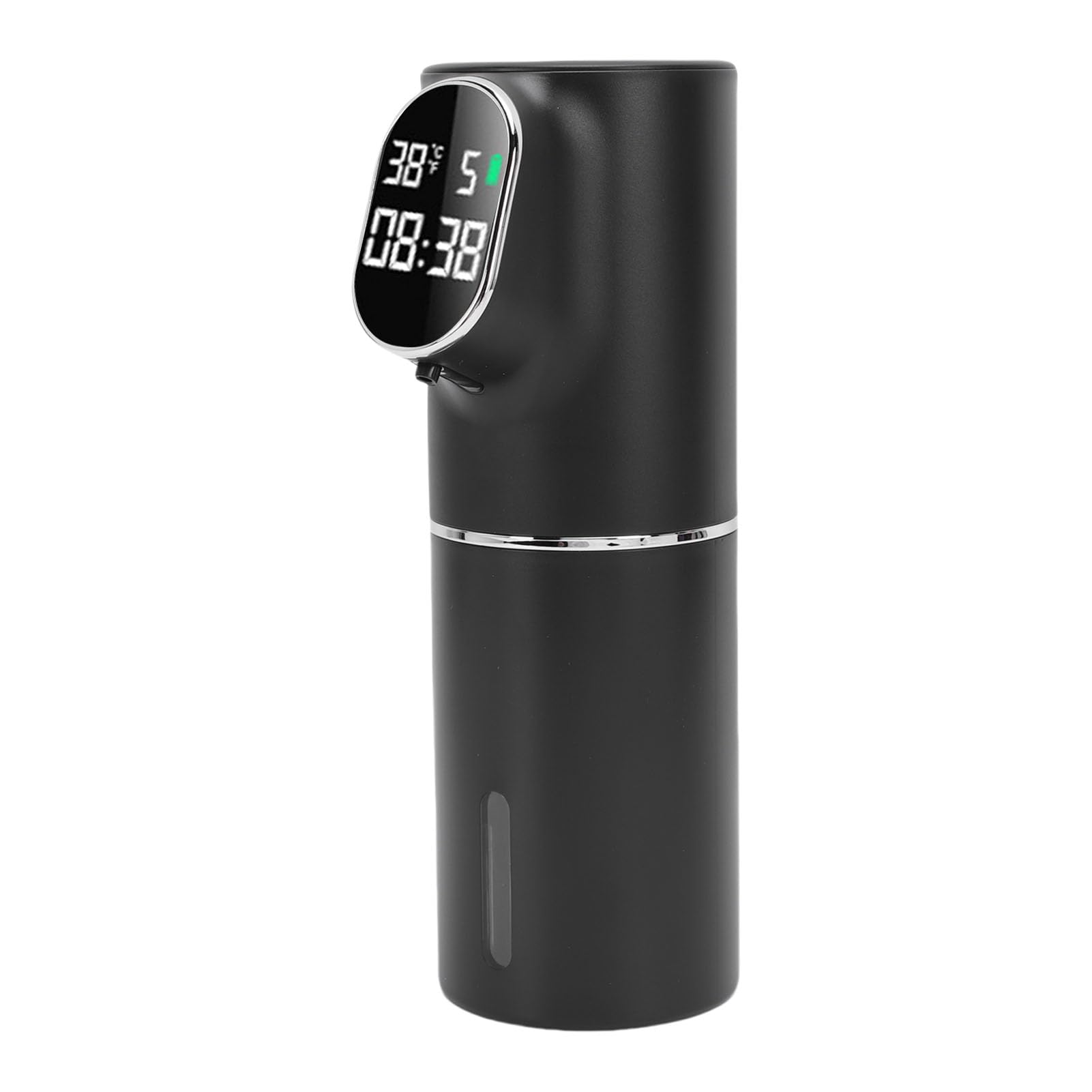 Dispensador automático de jabón espumoso Dispensador eléctrico de jabón de Manos sin Contacto Recargable por USB con Sensor Inteligente 320 ml Gran Capacidad para Cocina Baño (Negro)