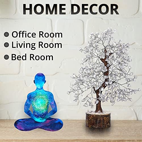 Miniatura 6 de Árboles de cristal de cuarzo transparente para decoración del hogar, decoración de escritorio de oficina, cristales curativos de chakras y piedra