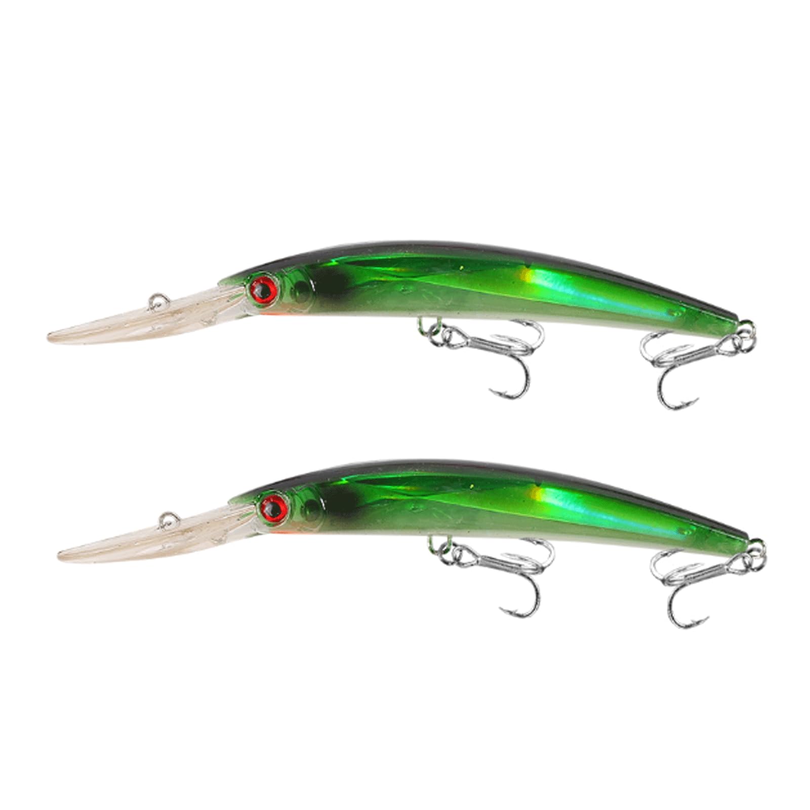 IvyLoutish Fishing Lure Bait 2 Pcs Trolling Wobbler Fishing Baits 17cm 24g Big Crankbait Artificial Bait Fishing Tackle Fishing Tackle