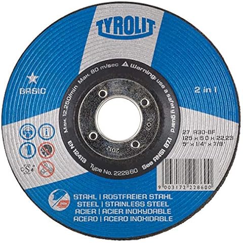 Disques de ponçage TYROLIT 125 mm Cover