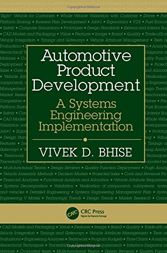 AUTOMOTIVE PRODUCT DEVELOPMENT A SYSTEMS ENGINEERING IMPLEMENTATION (HB 2017)