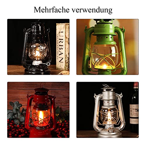 FUNOMOCYA 2x Öllampen Dochtregler Vintage - Ersatz Für Petroleumlampen