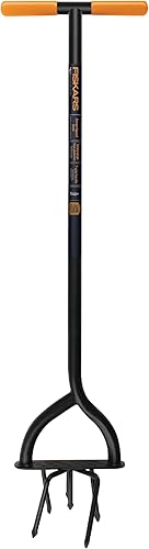 Fiskars 79906935J - Tiller de acero de mango largo de 40 pulgadas