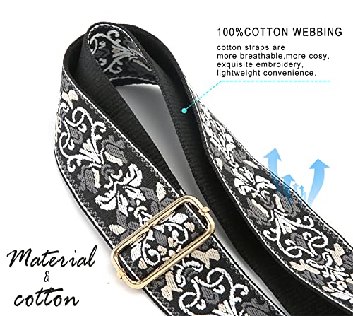 Image of Purse Strap 1.97 inch Wide Replacement Crossbody Strap Handbag Guitar Strap Purse Shoulder Strap Adjustable