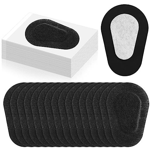 Panitay 40 Pcs Adhesive Eye Patches for Adults Eye Patch for Disposable Breathable Amblyopia Lazy Adhesive Bandages for Men(3.3 x 2.3 Inch Black)