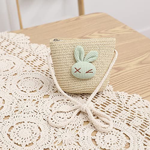 Toddler Spring Cap Children Girls Cartoon Flower Sunshade Hat Straw Beach Sun Hat Straw Bag Kids Summer4