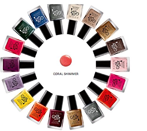 Avon Gel Finish nail enamel - CORAL SHIMMER by Gel...
