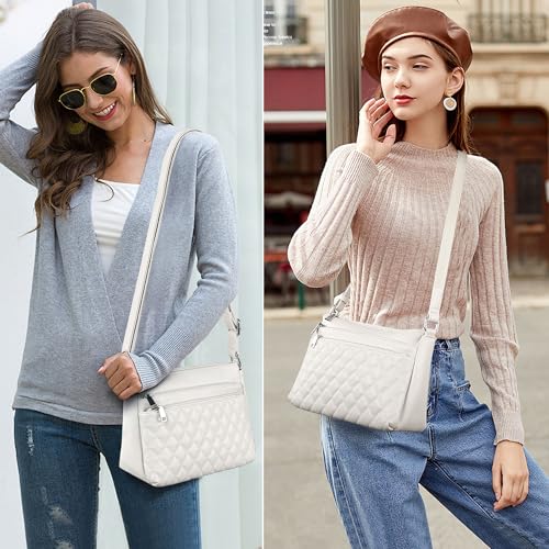 Image of TANTOMI Medium Crossbody Bags for Women Handbag PU Leather Purses for Women