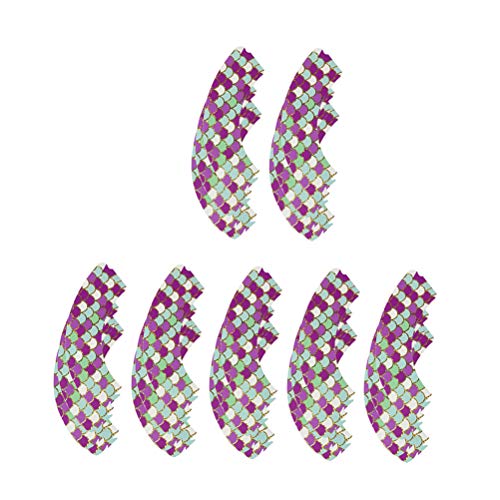 24 PCS Estampagem de ouro Cupcake Wrapper Requintado Sereia Bolo Wrapper Decoração de festa Baking S