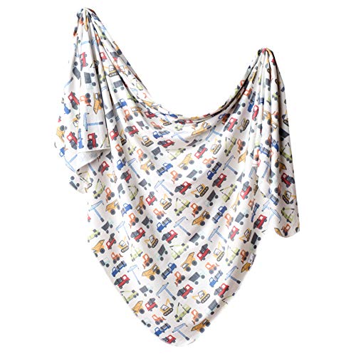 Image of Copper Pearl Large Premium Knit Baby Swaddle Receiving Blanket Diesel