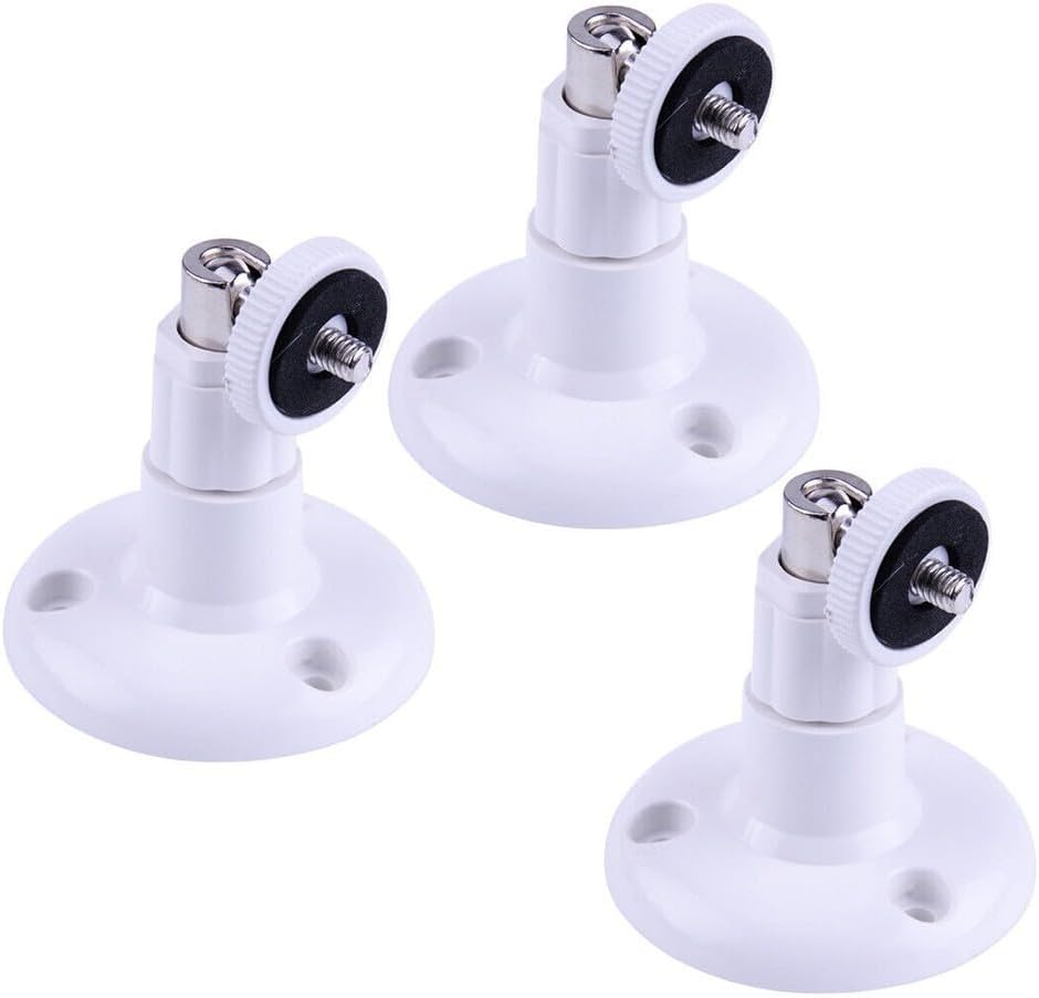Wall Mount Bracket Kit for Arlo Pro, for WYZE CAM PAN and Outdoor Security Cameras, 3-Pack with 360-Degree Swivel and 90-Degree Tilt, Indoor/Outdoor Use