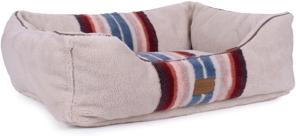 Pendleton Harding Tonal Berber Kuddler Dog Bed in Gray, L