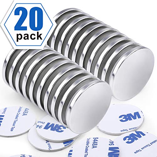 Super Strong Neodymium Disc Magnets, Powerful N52 Rare Earth Magnets - 1.26 inch