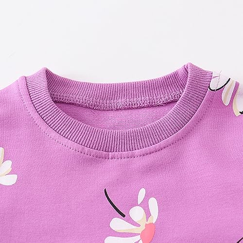Little Hand Toddler Girls Sweatshirts Crewneck Hoodies Long Sleeve Collage T Shirts Kids Pullover Tops3