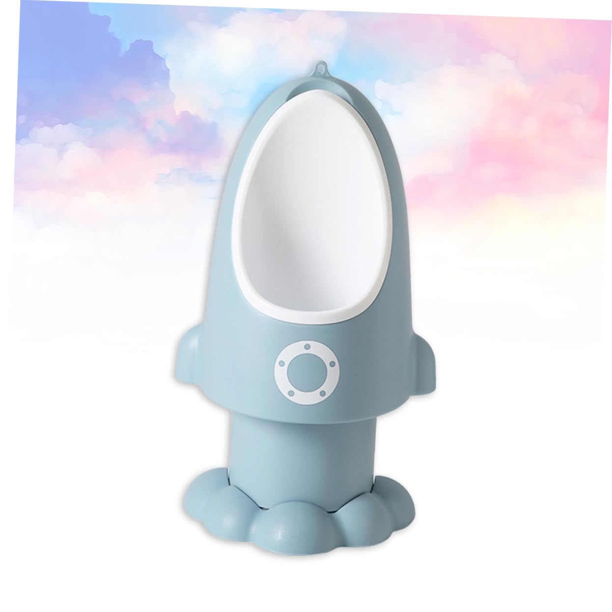 BESTonZON Boys Pee Trainer Potty Seat Boy Girl Urinal Groove Safe Material Adorable Cartoon Design Easy to Install Clean