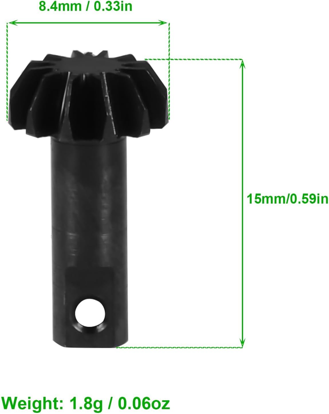TRX4M Gear 4pcs 22/12T Steel Machined 1/18 RC Crawler Ring Gear Pinion Gear 22/12T Axle Differential Helical Gears for 1/18 RC Crawler TRX4M Upgrades Accessories