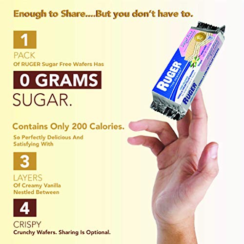 RUGER SUGAR FREE VANILLA Wafers, 1.6 OZ (Pack of 12) - Thumbnail 3