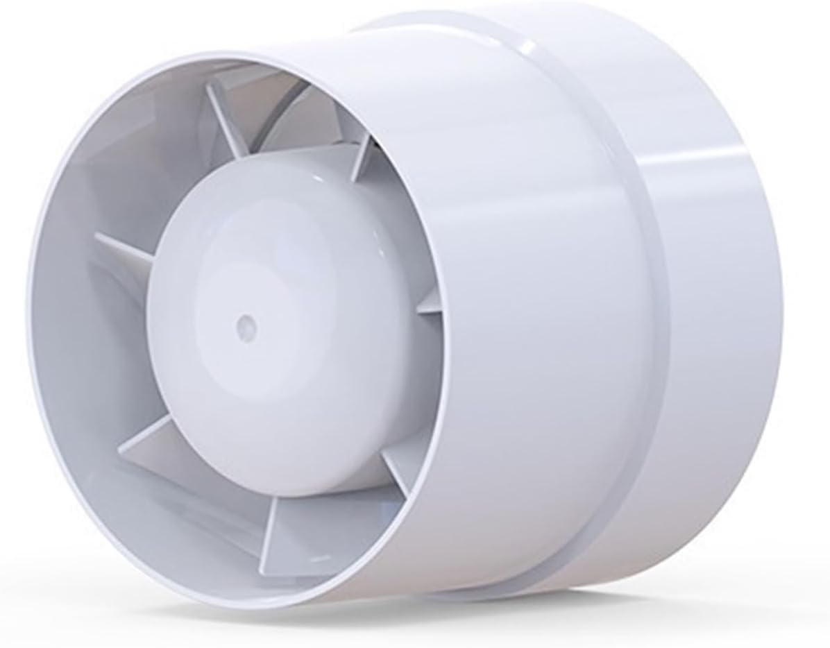 Ventilation Fan, Duct Exhaust Fan Pressurized 4 Inch Bathroom Ventilation for Vent Bathroom, Kitchen(LFI-13S)