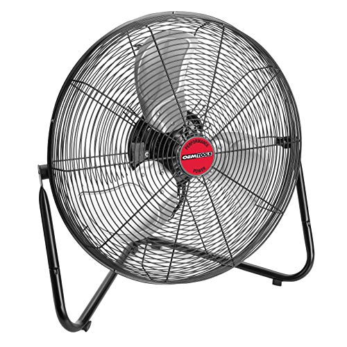 Oemtools 24881 18 Inch High Velocity Heavy Duty, Home Floor Bedroom, Aluminum Blades, Indoor Fan, Black #TOP27